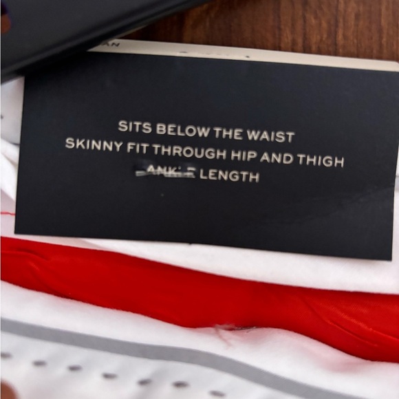 Banana Republic Size 8S Vibrant Red Women's Pants Ankle Length - Picture 7 of 14